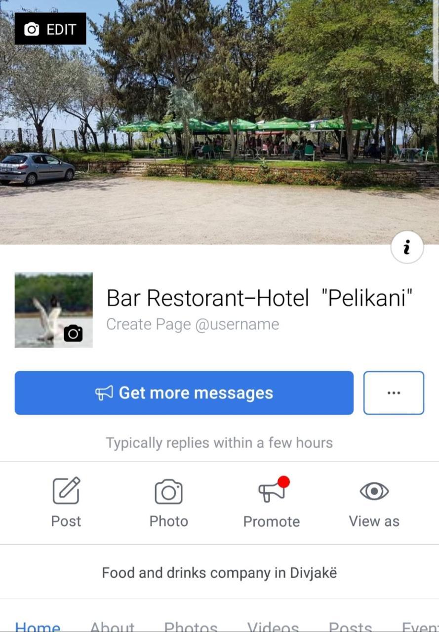 Hotel Pelikan Divjaka Exterior foto